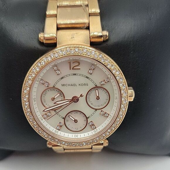 Michael Kors Parker MK5616 Women Stainless Steel Analog Dial Quartz Watch AM359 - Picture 1 of 11